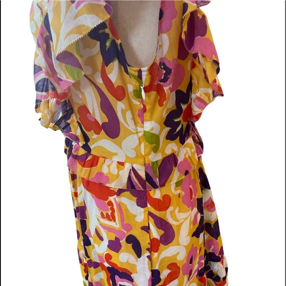 Floral Ruffle Maxi Dress - Picture 3 of 7